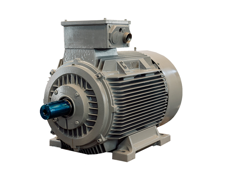 Grauer Drehstrommotor